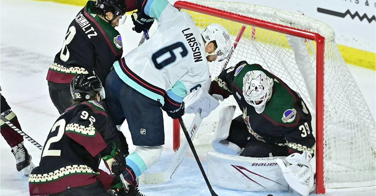 NHL roundup: Coyotes' Connor Ingram stops Kraken in SO