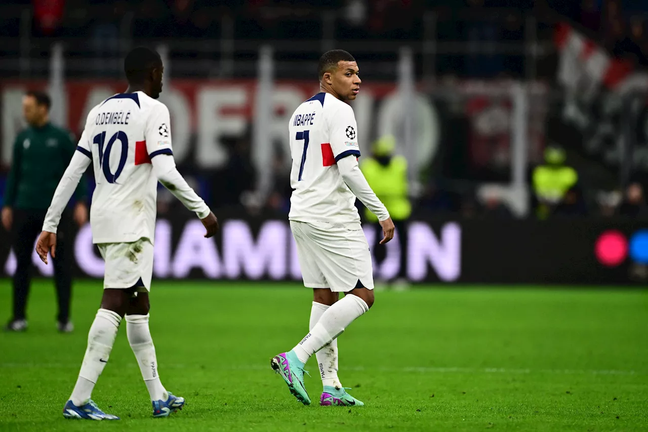 AC Milan-PSG : 'Il a manqué pas mal de choses', estime Mbappé après la défaite parisienne