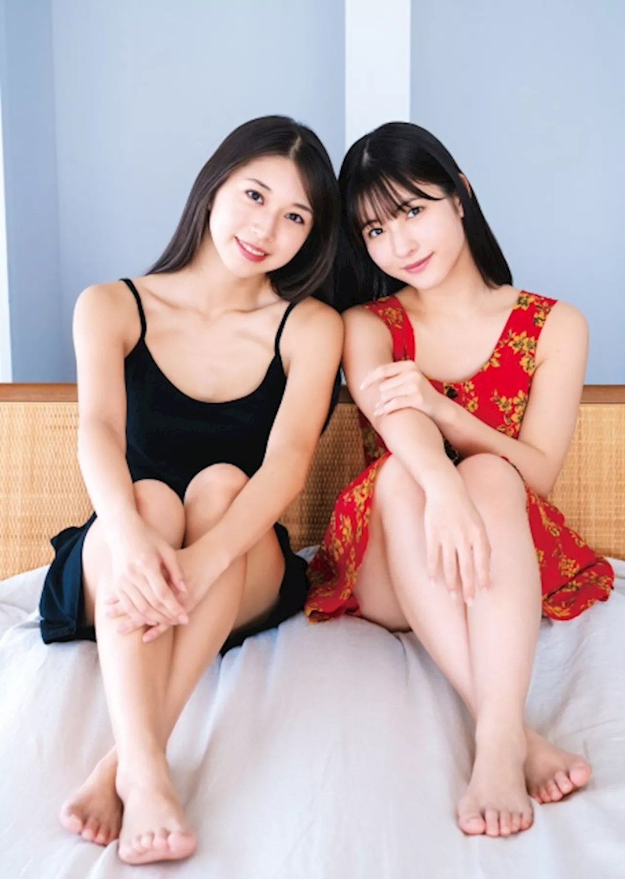 “モー娘。最強ビジュアルペア”牧野真莉愛＆北川莉央、輝き放つ最強ビキニ 『ヤンジャン』表紙登場