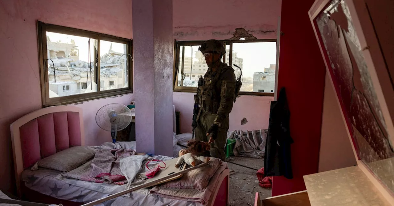 Israeli army shows devastation in northern Gaza as invasion grinds on