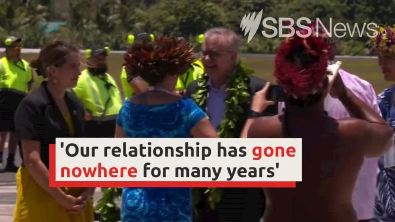 Albanese lands in Cook Islands for Pacific Island Leaders' Forum