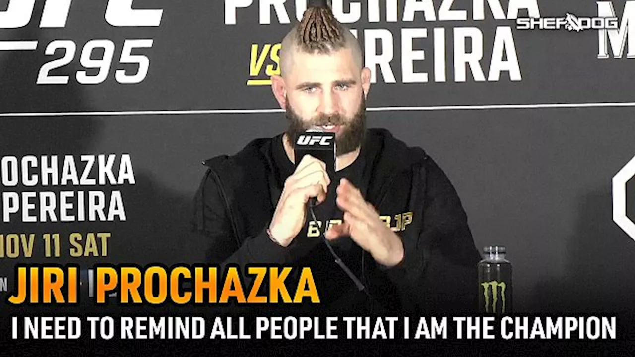 Jiri Prochazka: I'm Going to Remind People that I'm the 205-Pound King