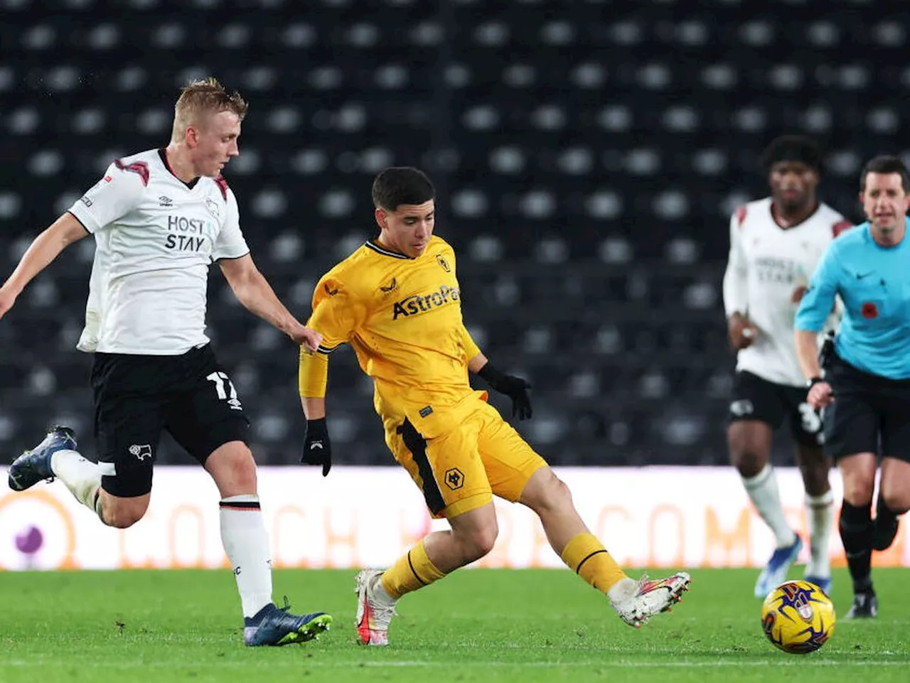 EFL Trophy: Derby 4 Wolves U21s 1