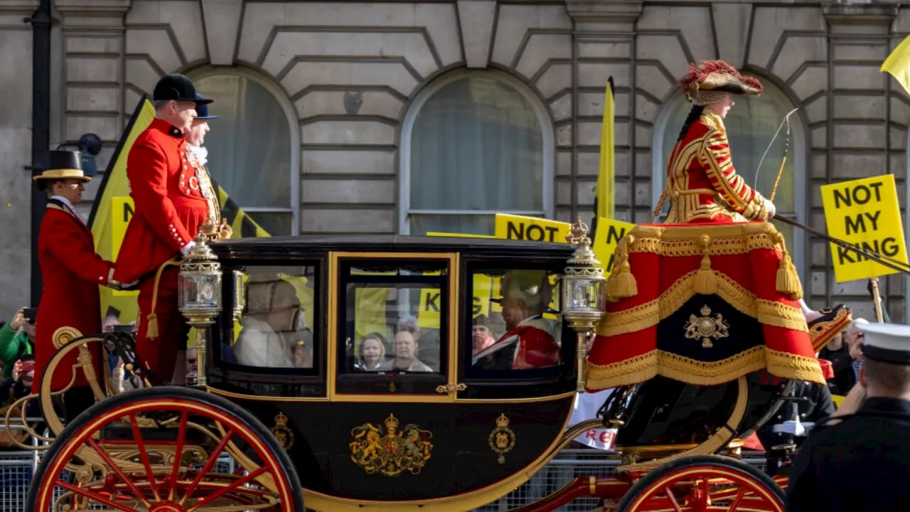 &#8216;Not my King&#8217;: King Charles booed as he leaves parliament