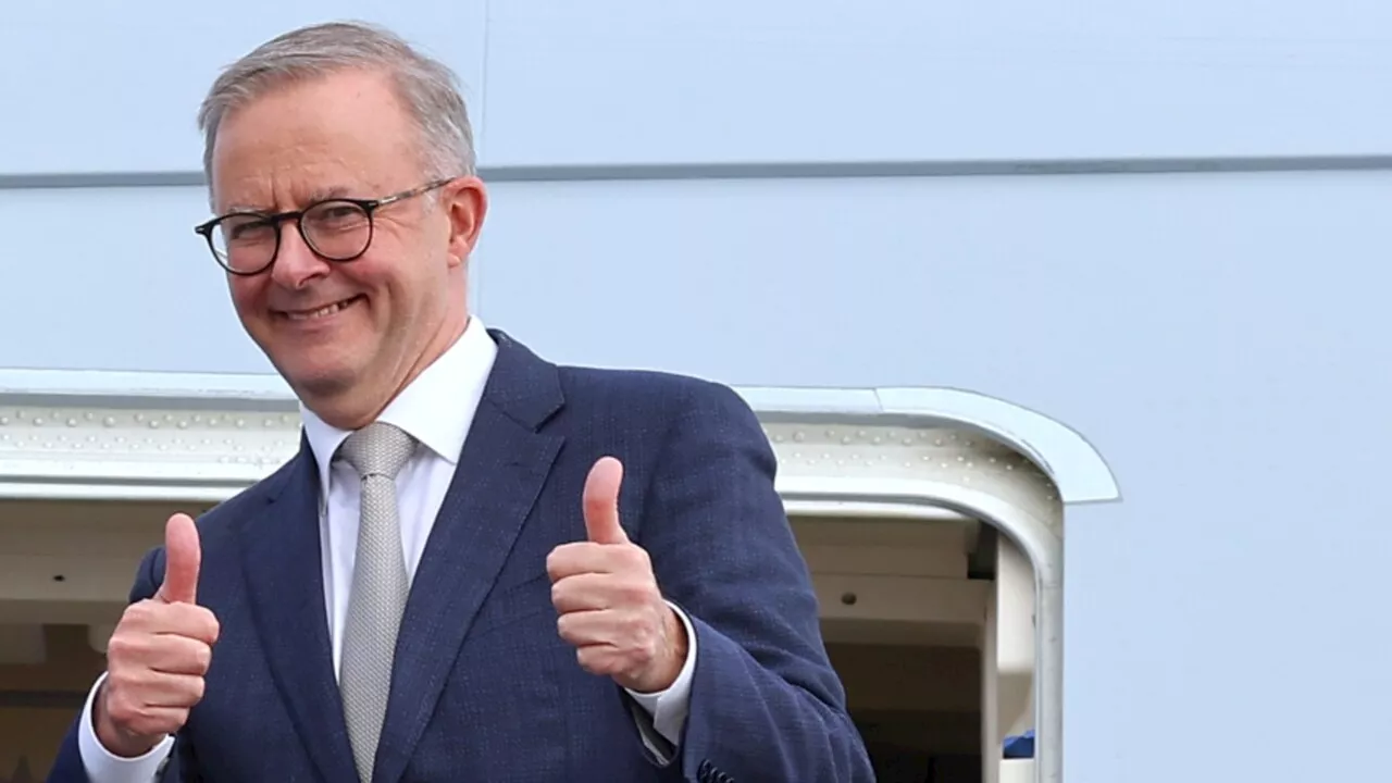 Anthony Albanese touches down in Cook Islands for Pacific Islands Forum