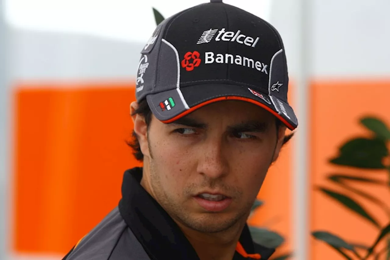 Kurios: Sergio Pérez (Force India) wartet auf Renault