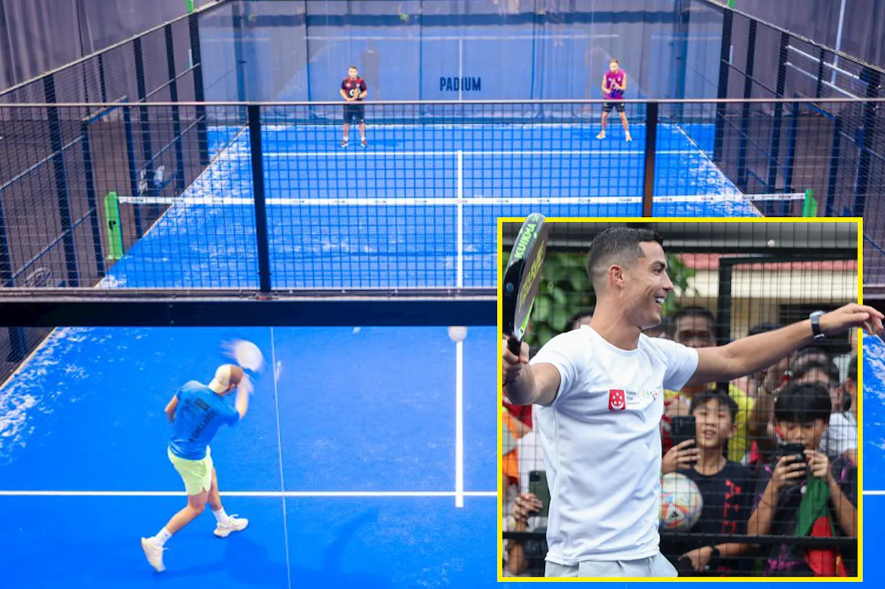 Padel tennis is loved by David Beckham, Cristiano Ronaldo, Neymar and Zlatan Ibrahimovic