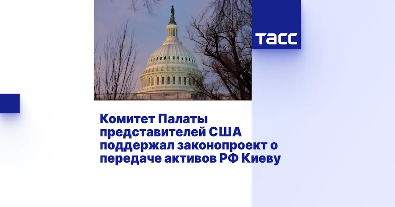 Комитет Палаты представителей США поддержал законопроект о передаче активов РФ Киеву