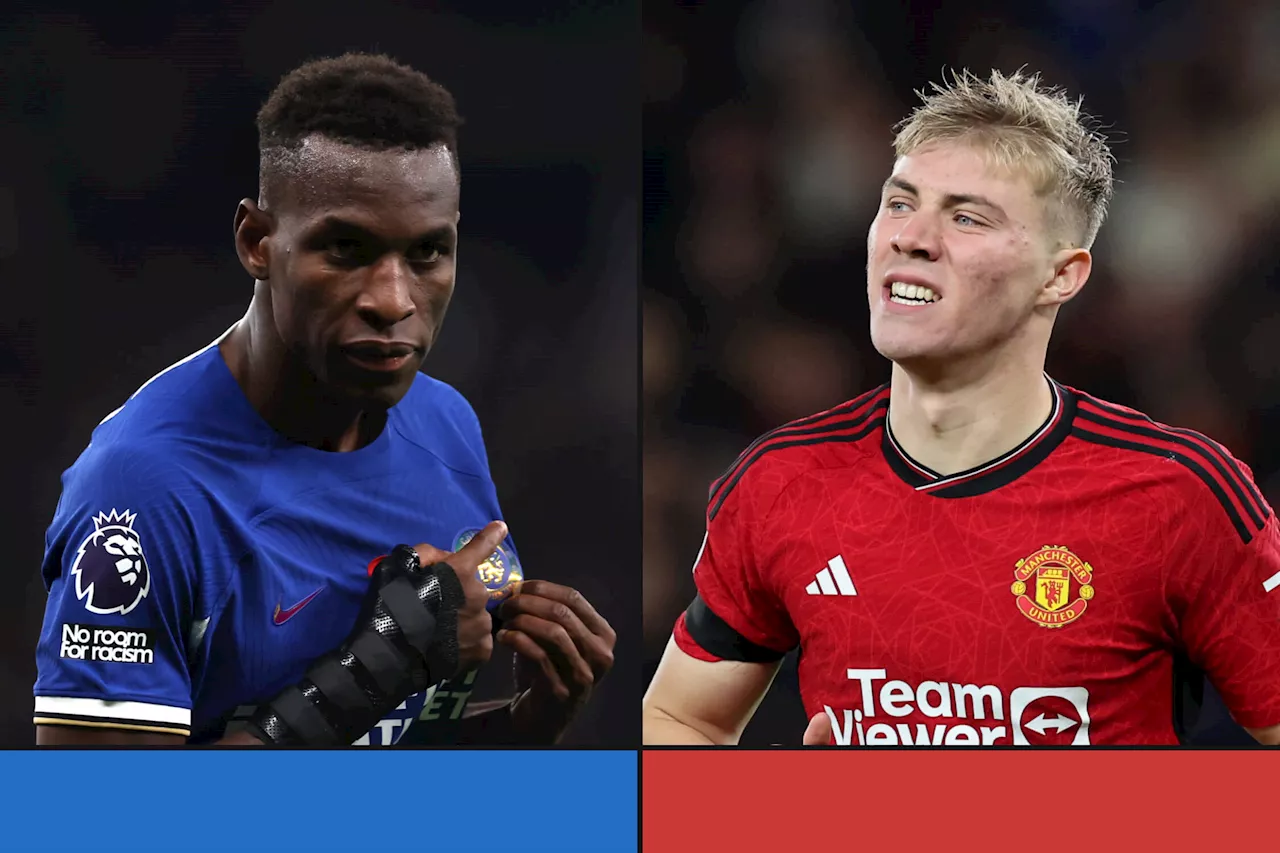 Jackson and Hojlund: Chelsea and Man Utd’s ‘project’ players carrying huge expectations