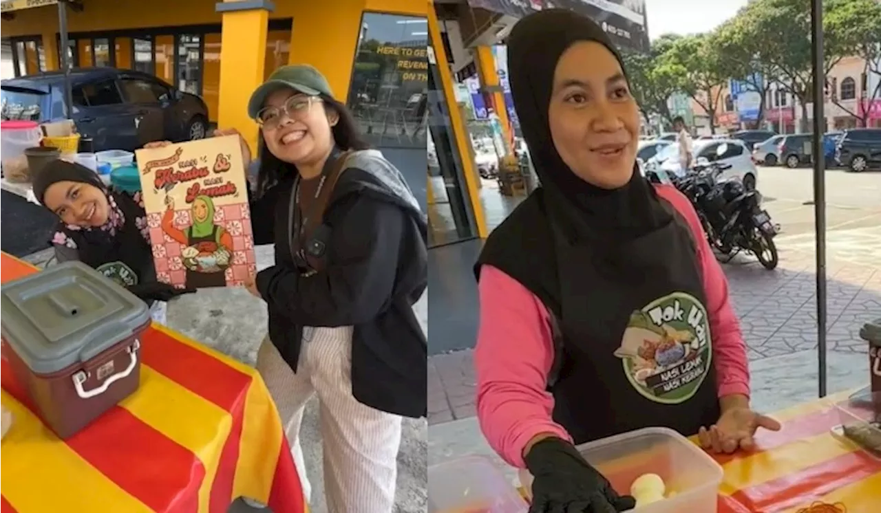 [Video] Pereka Grafik Buat Poster Estetik Untuk Peniaga Nasi Lemak Tepi Jalan