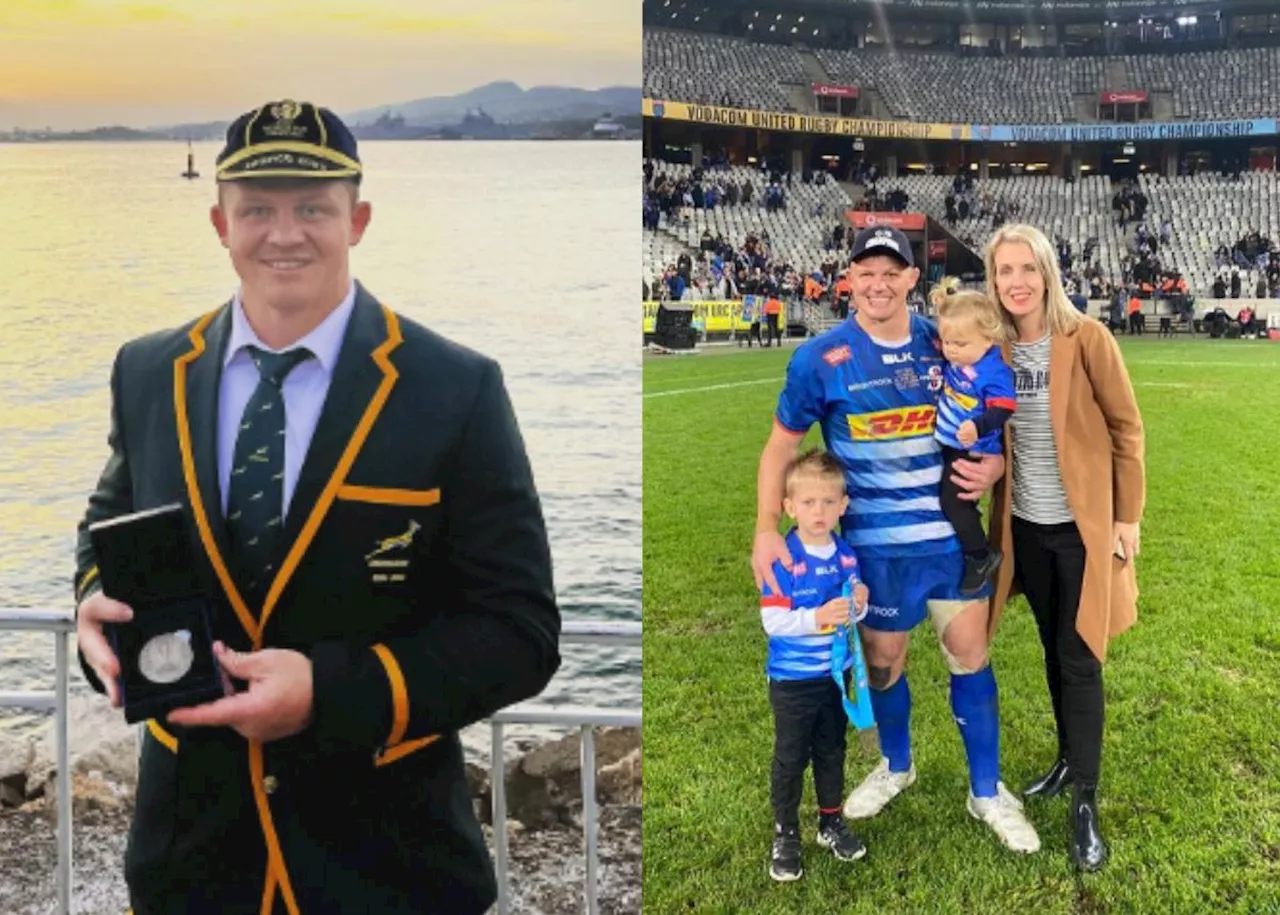 Deon Fourie reportedly celebrates RWC victory with father in ICU