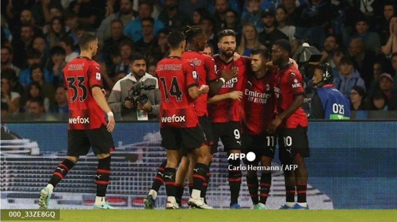 Hasil AC Milan vs PSG: Rafael Leao Cetak Gol Salto, Giroud Muncul sebagai Pembeda