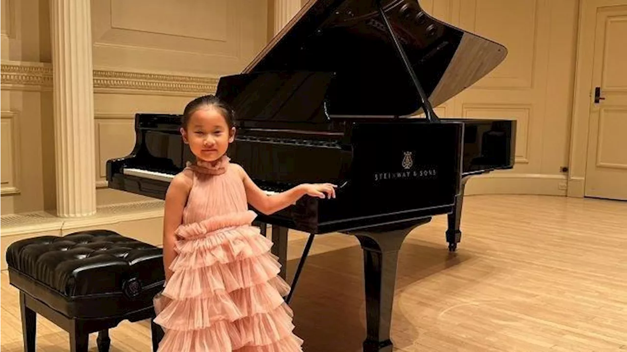 Nara Thalia Ramli Pianis Cilik Indonesia Satu Panggung dengan Adam Gyorgy di Carnegie Hall Amerika