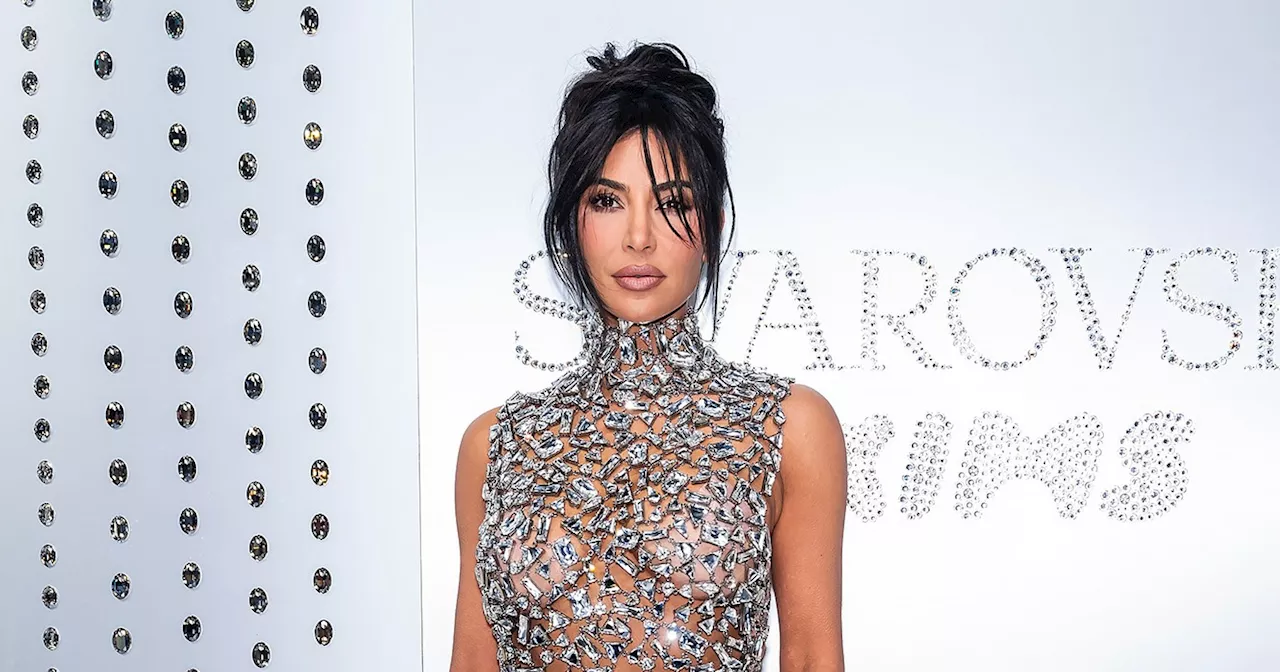 Kim Kardashian Is Bejeweled for Swarovski Store Opening