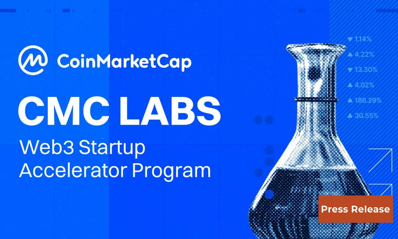 CoinMarketCap Launches CMC Labs - A Web3 Startup Accelerator Program