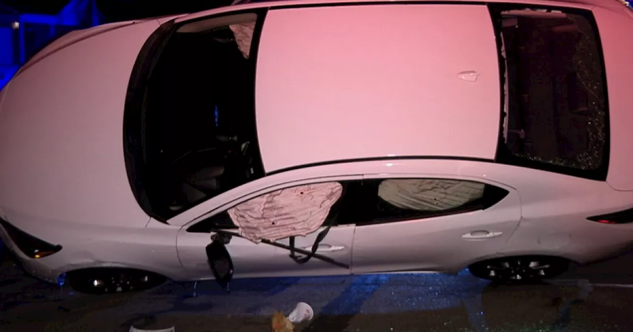 Driver falls asleep behind the wheel, hits parked cars on Chula Vista street