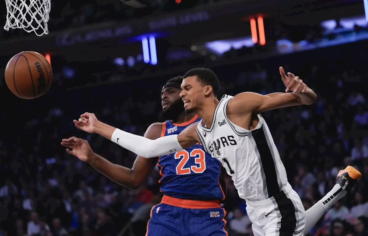 NBA : « On est jeunes, on apprend », Wembanyama et le Spurs se font cartonner à New York