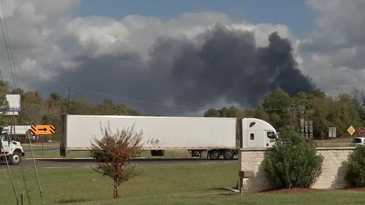 San Jacinto County residents able to reach homes after plant fire caused hourslong road closure