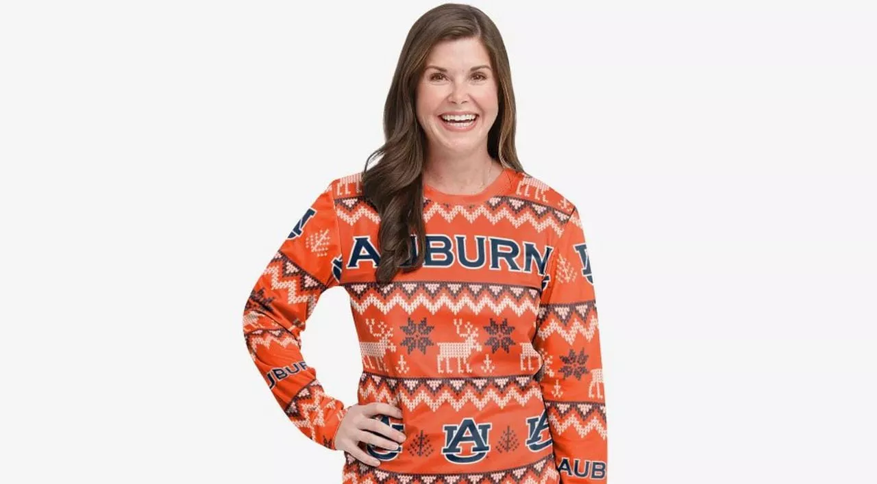 Get your Auburn Tigers-themed pajamas for Christmas, the holidays