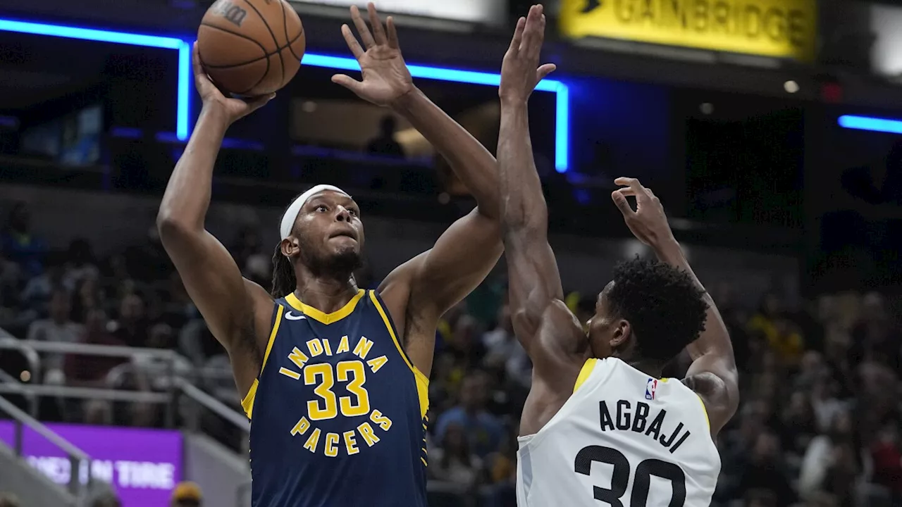 Nesmith leads six Pacers in double figures as Indiana pulls away from Utah 134-118