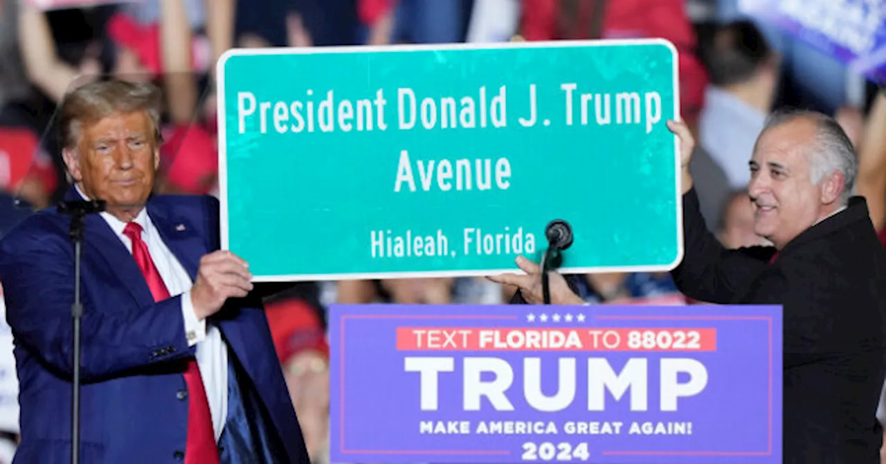 Hialeah Mayor Honors Trump with ‘President Donald J. Trump Avenue’