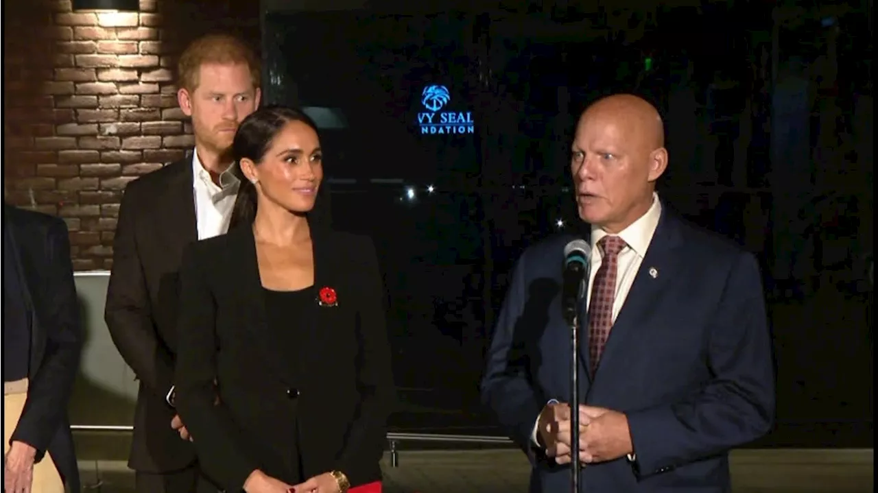 Prince Harry, Meghan Markle open training facility for veterans in San Diego