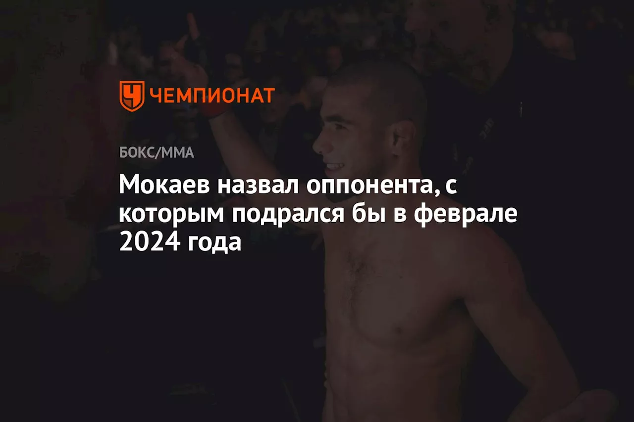 Мокаев назвал оппонента, с которым подрался бы в феврале 2024 года