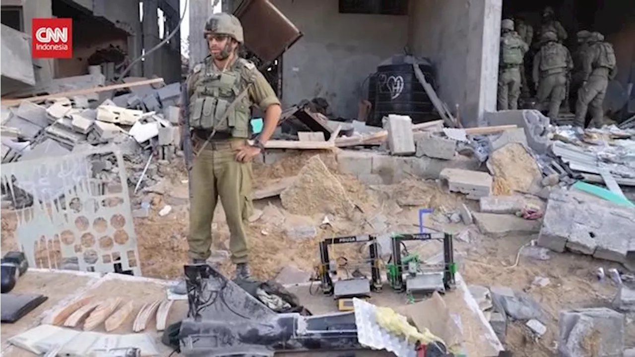 VIDEO: Perang Sengit 12 Hari, Tentara Israel Pamer Senjata Milik Hamas