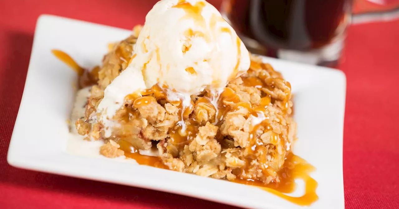 Easy recipe for spicy winter crumble perfect for cosy winter evenings