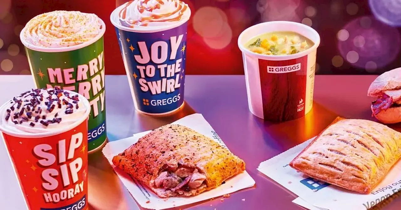 Greggs unveils Christmas 2023 menu - including the return of a festive favourite