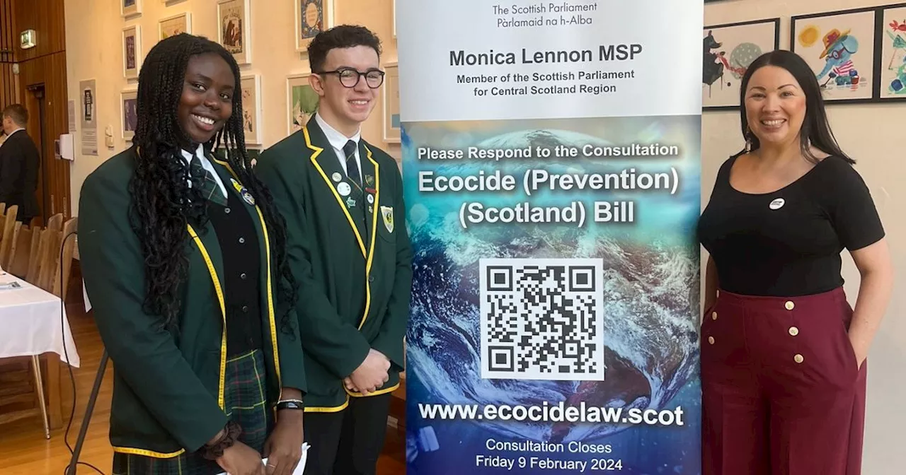 Sixth-year pupils commended for speaking at MSP’s proposed bill launch