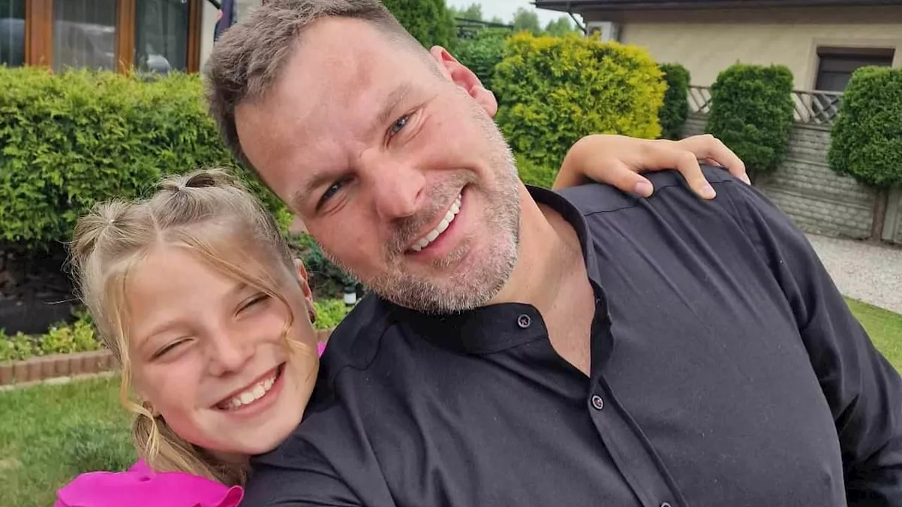 Metal detectorist father who told daughter, nine, he would find gold keeps promise after digging up...