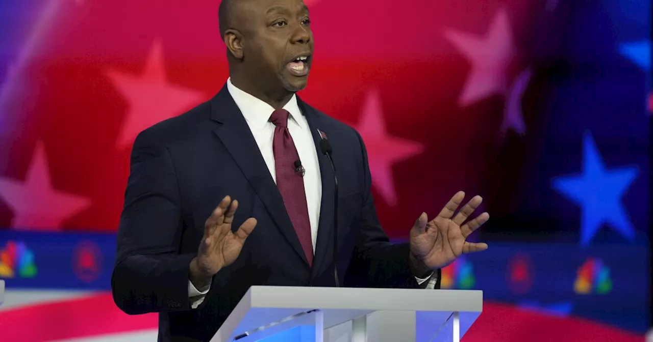 Republican debate: Tim Scott's girlfriend revealed on Miami stage