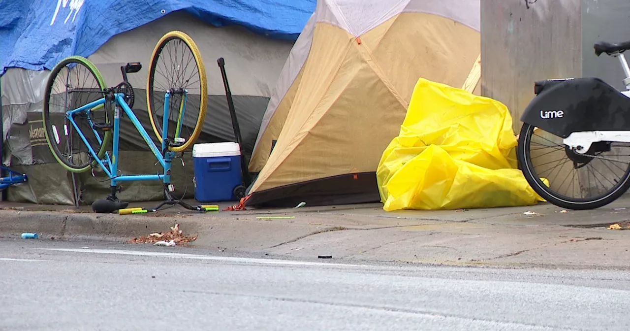 Unhoused residents move one block down from Denver encampment after sweep