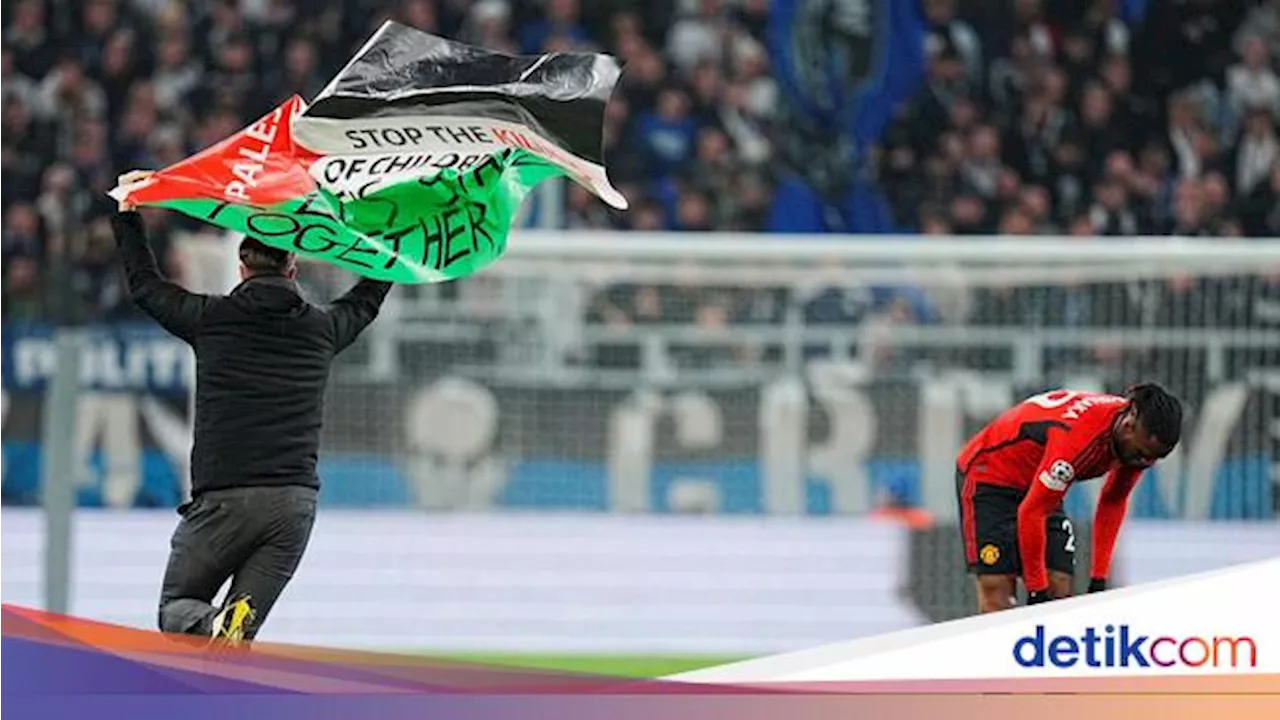 Pesan Menyentuh di Bendera Palestina dalam Duel Copenhagen Vs MU