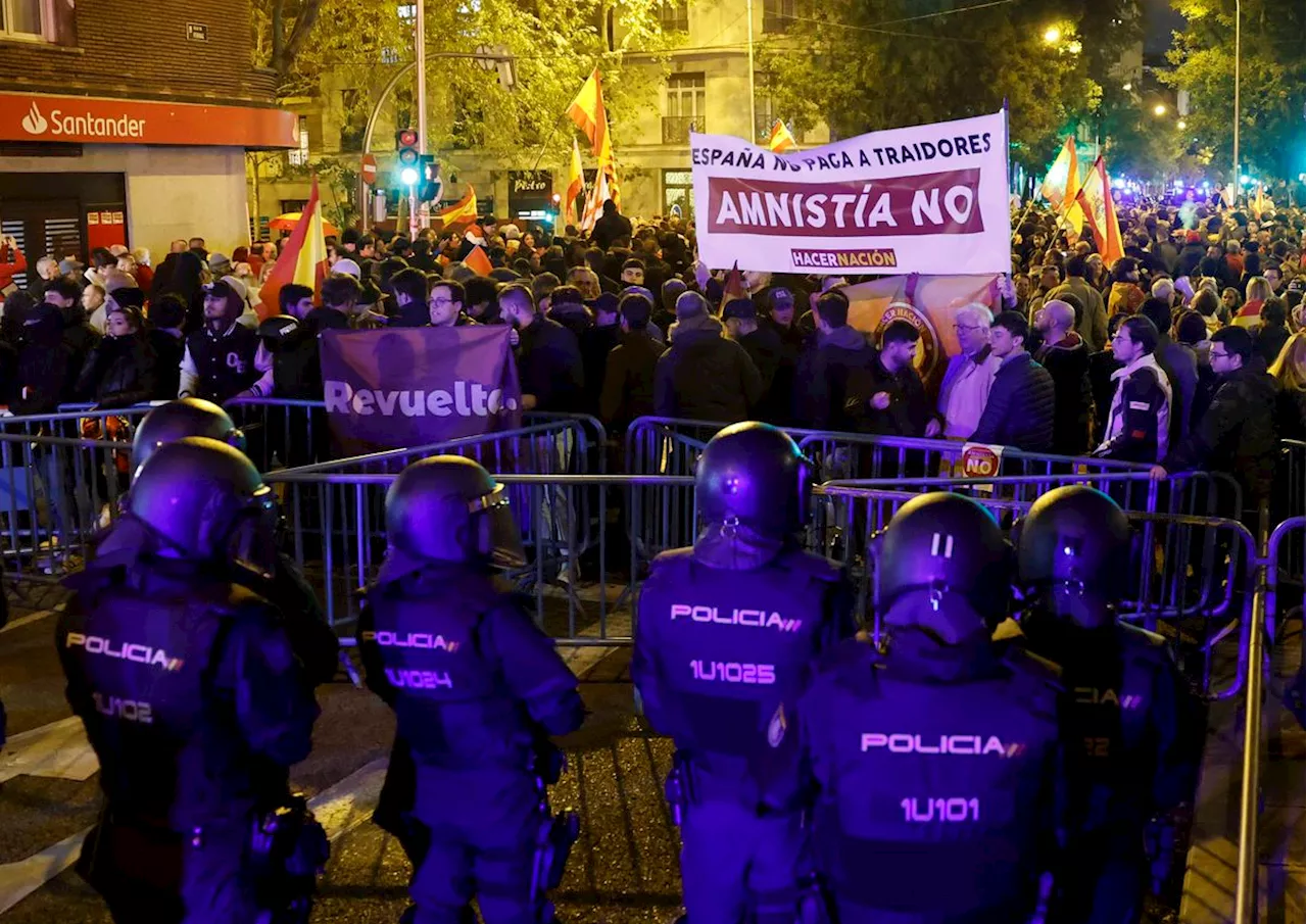 Vox utiliza una asociación ‘fantasma’ para convocar las protestas frente a las sedes del PSOE