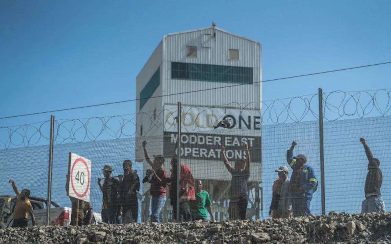 Operations at Gold One Modder East mine halted due to security threats