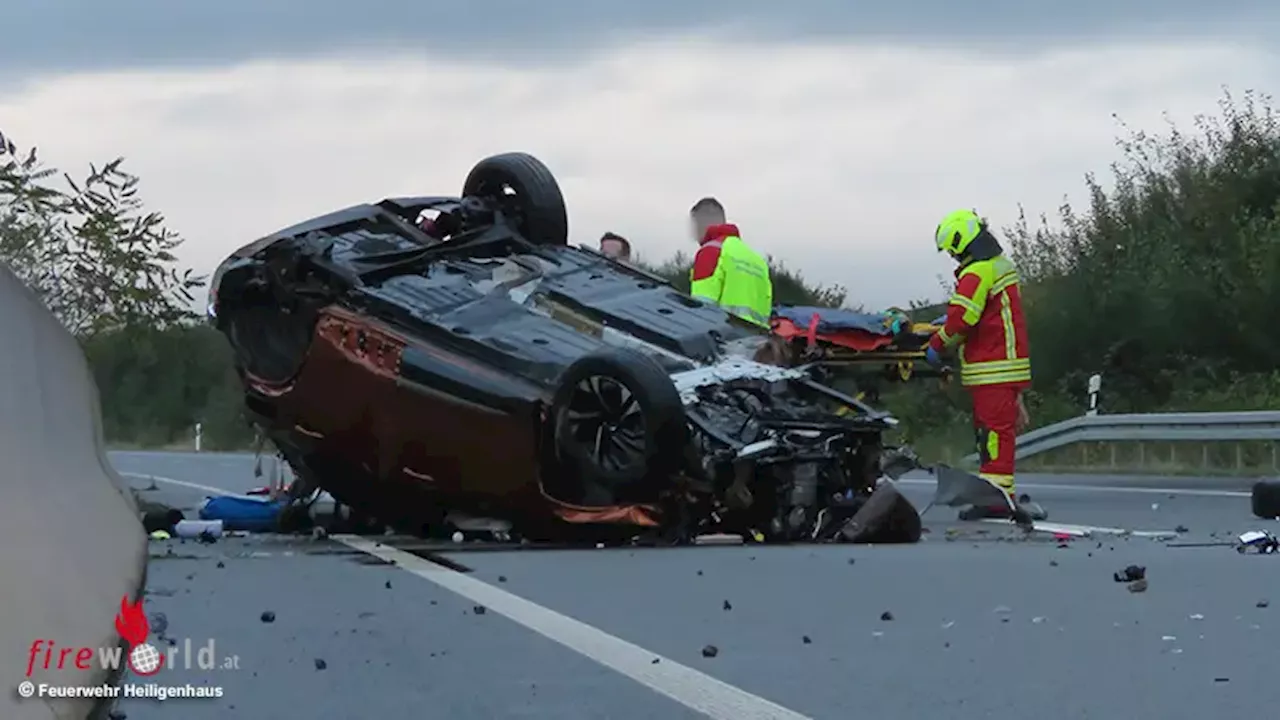 Alleinunfall auf der Bundesautobahn 44 bei Heiligenhaus