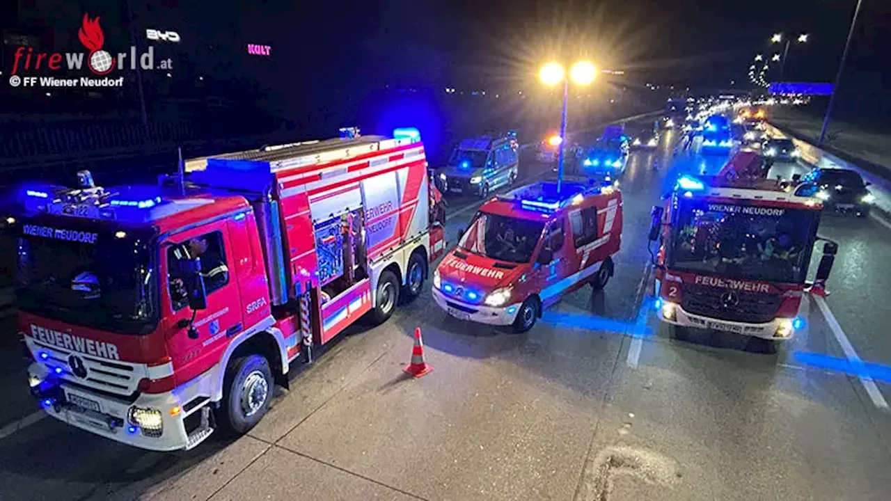 Tödlicher Verkehrsunfall auf der Südautobahn