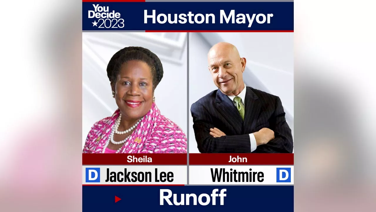 Houston Mayoral battle underway between Whitmire, Jackson Lee