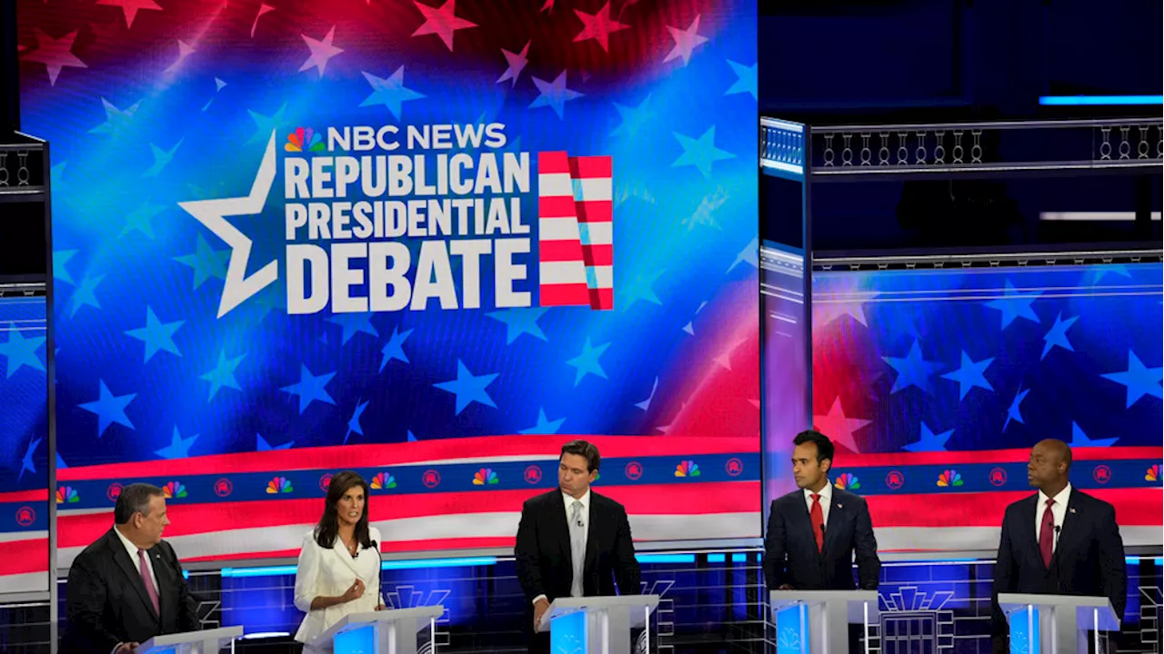 Republican candidates vie for spotlight in Miami debate as Trump's ...