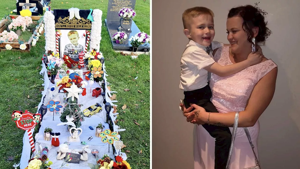 Mother told to remove decorations from son's grave due to regulations