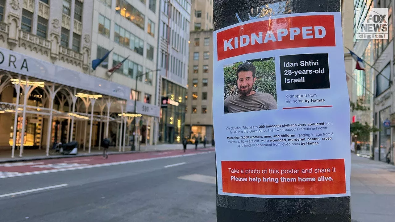 New York Times accused of ‘both-siding’ pro-Palestinian protestors tearing down posters of kidnapped civilians