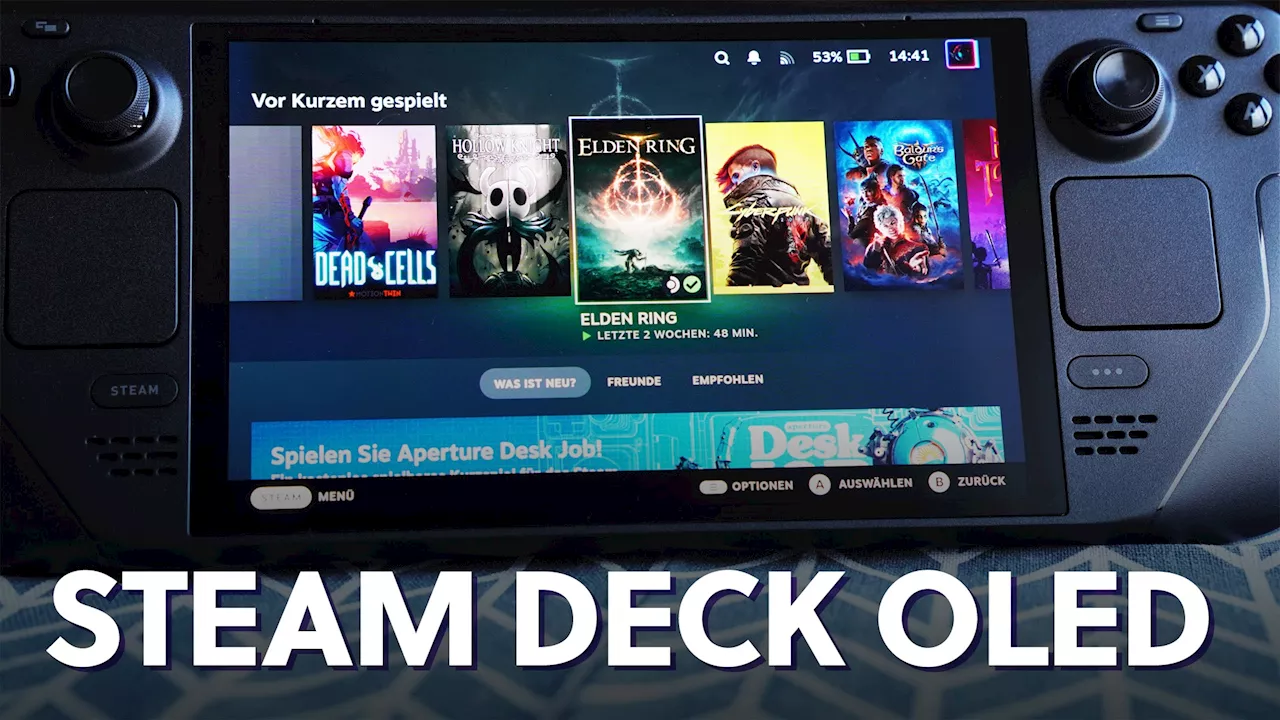 Steam Deck OLED im Test: Gleiche Performance und trotzdem deutlich besser