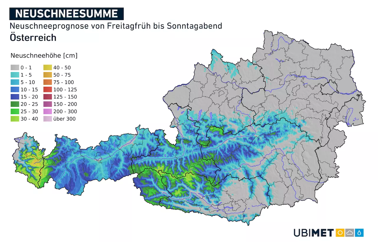 Schnee im Anmarsch – wo es jetzt wirklich Winter wird