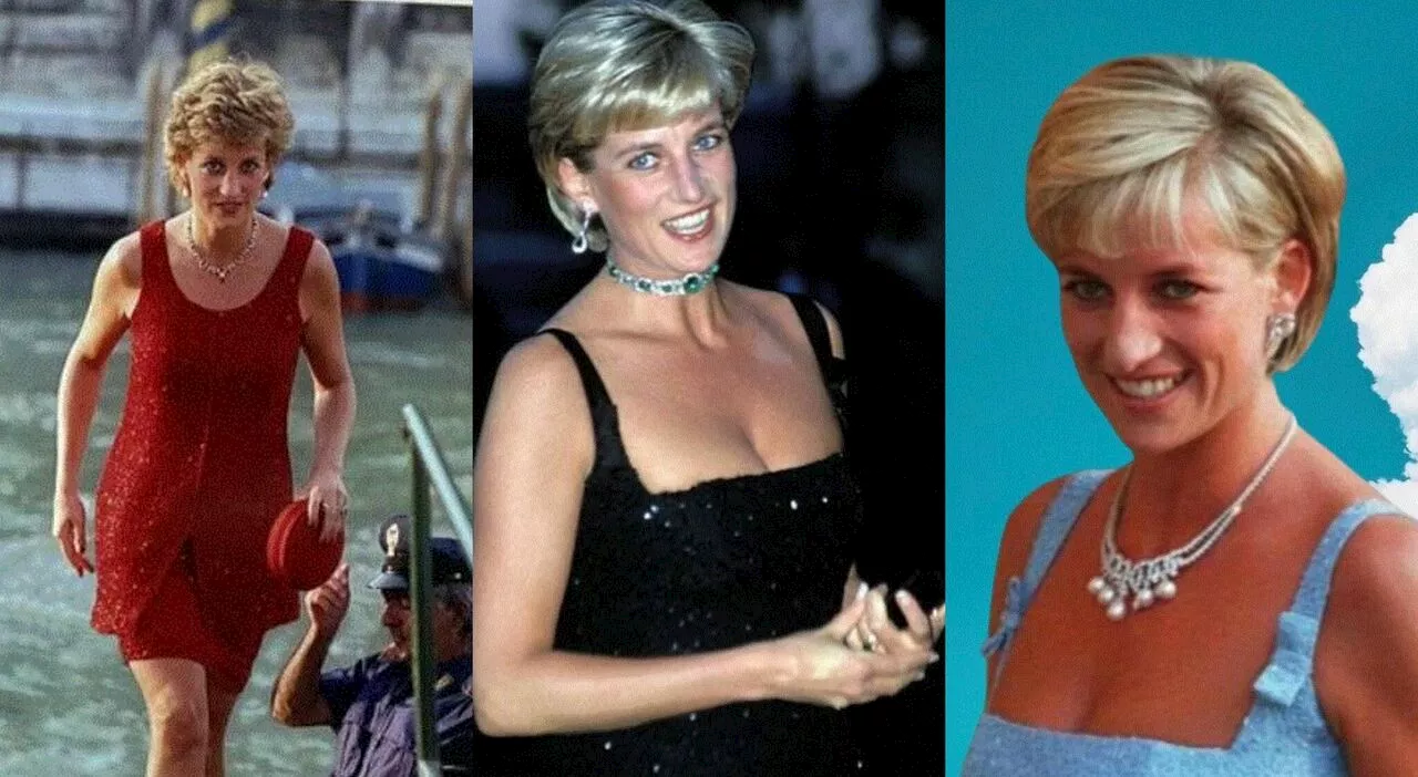 Lady Diana, all'asta i 5 abiti della rinascita dopo il divorzio da Carlo: dal rosso di Venezia al nero de suo