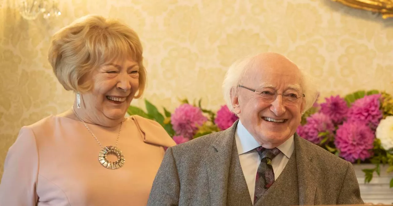 Sabina Higgins receiving treatment for breast cancer