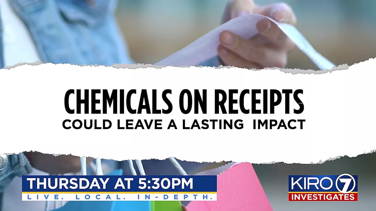 Thursday at 5:30: Harmful chemicals found in receipts across the Puget Sound region