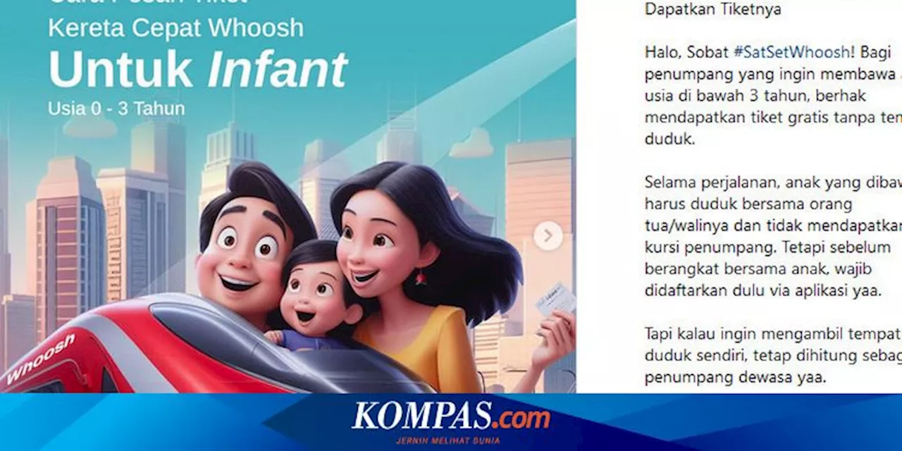 Penjelasan KCIC soal Konten Kereta Cepat Whoosh yang Dibuat dengan AI