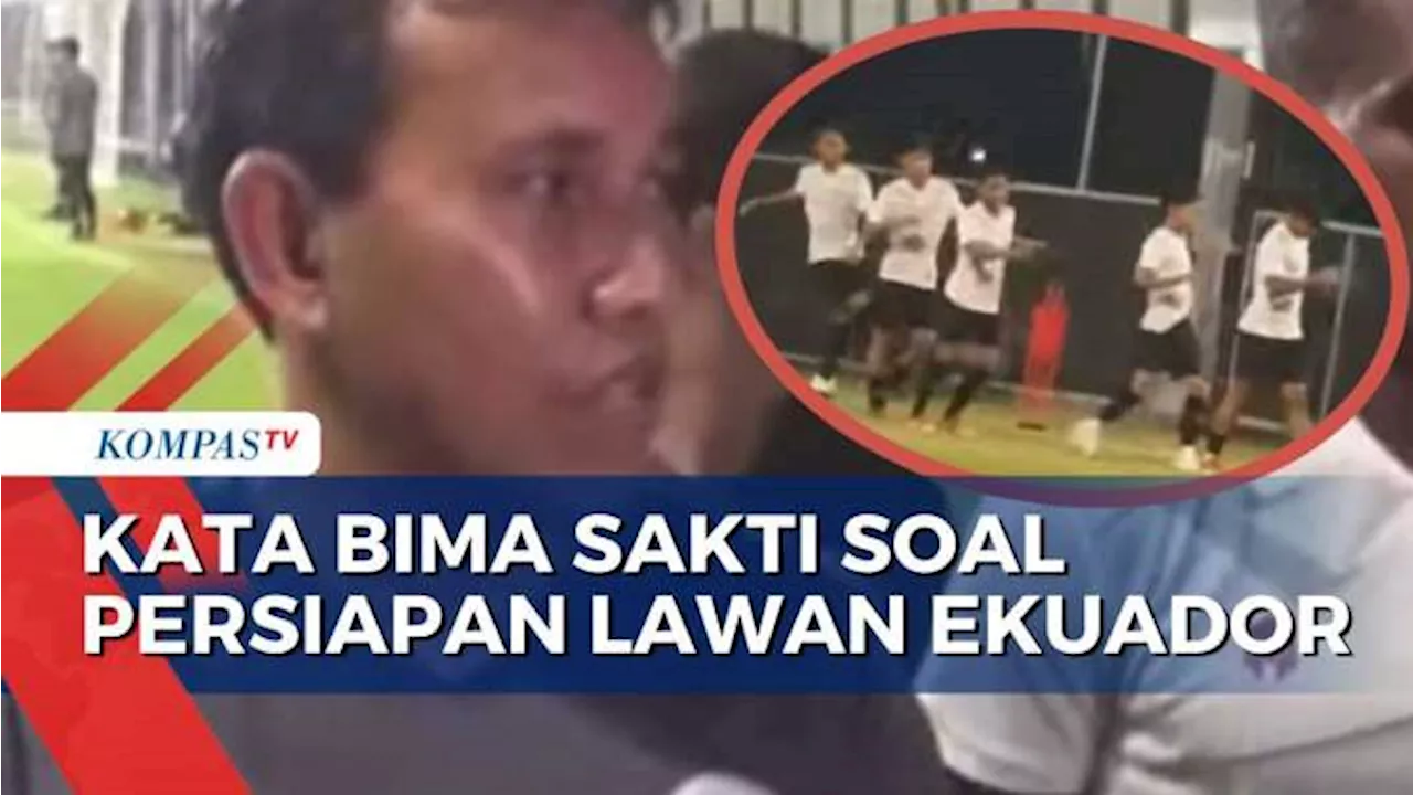 Kata Pelatih Timnas Indonesia U-17, Bima Sakti soal Persiapan Lawan Ekuador